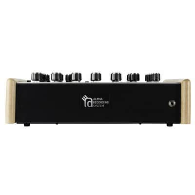 Alpha Recording System MODEL9500B 4-Channel Rotary DJ Mixer with Wooden Sides (limited silver edition) image 4