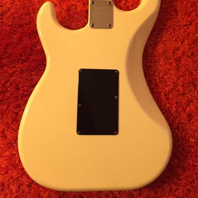 Kramer Focus 3000 Strat MIJ Japan W Original Floyd Rose Banana Headstock 1986 White image 3