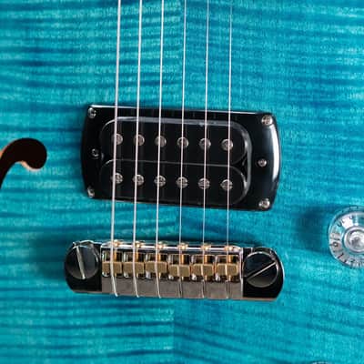 PRS SE Zach Myers Signature Electric Guitar - Myers Blue with Gig Bag image 12