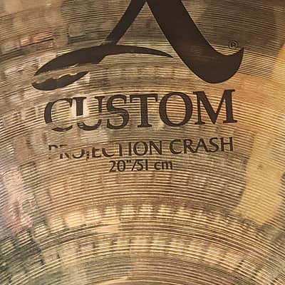 Zildjian 20" A Custom Projection Crash Cymbal 2004 - Present - Brilliant image 1