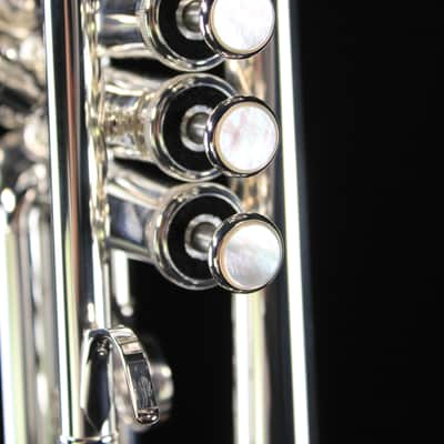 Yamaha YTR-8335IIS Custom Xeno Professional Bb Trumpet (Silver Plated) image 3