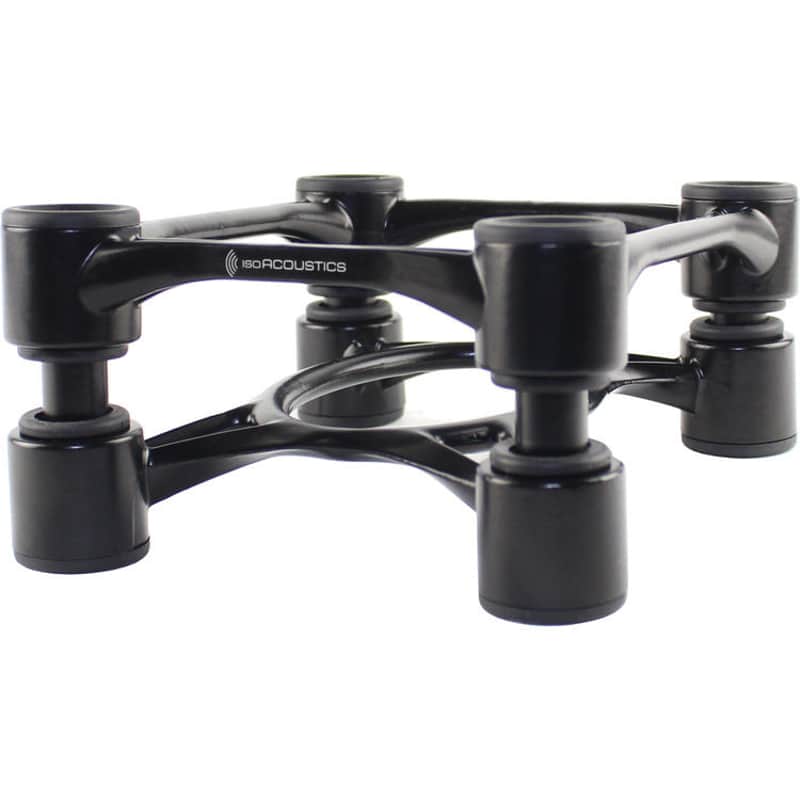 IsoAcoustics Aperta Isolation Speaker Stands (Black) image 1