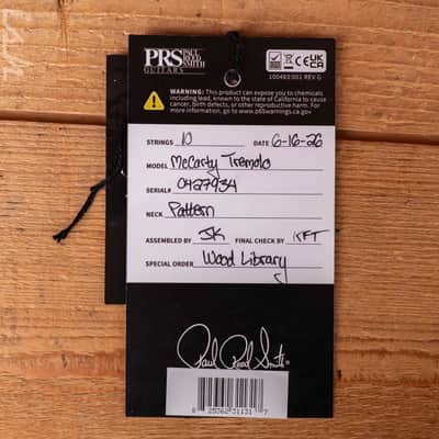 PRS Wood Library McCarty Tremolo 10-Top '408 Switching' Arctic Blue image 14