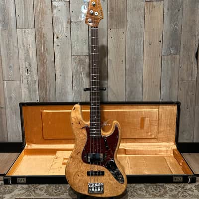 New Fender Custom Shop Artisan Maple Burl Jazz Bass, Rosewood Fingerboard, Aged Natural, Comes With Pro Setup and Ships Fast! image 18