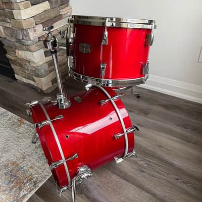 Yamaha Absolute Hybrid Maple Bop Kit - Red Autumn - 18x14, 12x8, 14x13 image 5