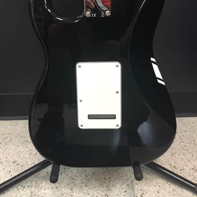 Fender ODM Custom Shop Tom DeLonge Stratocaster  Black w/ Black Competition Stripe Box Car Racer Era image 5