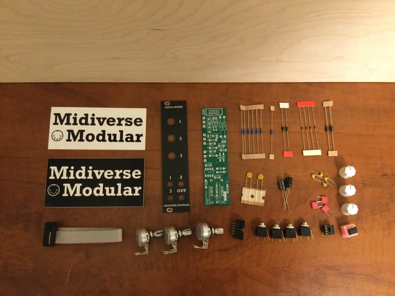 Midiverse Modular - Audio Mixer - DIY Kit - Eurorack image 1