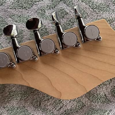 Jerry Jones Guitars 2007 Electric Sitar with custom hard case - Black Crackle image 5