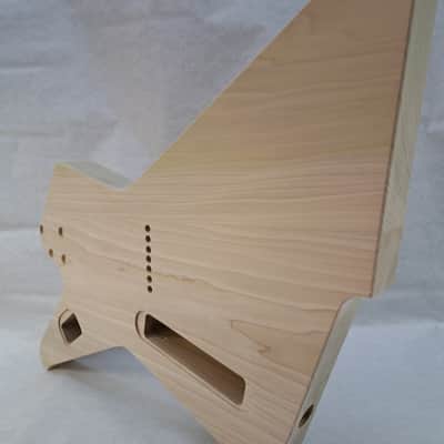 Unfinished Poplar HxH Guitar Body- 7 string - Destroyer Fits Ibanez (tm) Universe Neck J2347 image 5