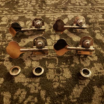 Import Fender Style 4-Inline Bass Tuners image 1