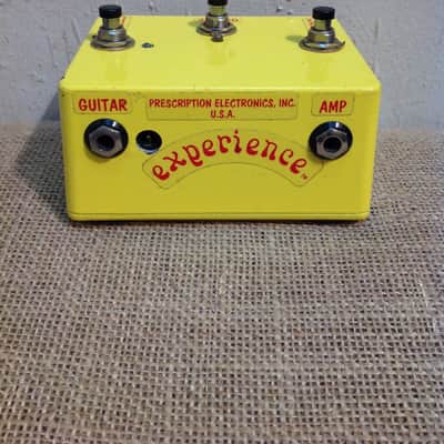 Prescription Electronics Experience Fuzz Guitar Effect Pedal Yellow image 2