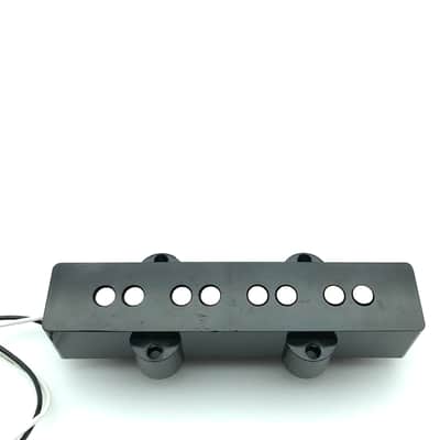 Jazz J-Bass Style Pickup w/Cover & Hardware Black image 1