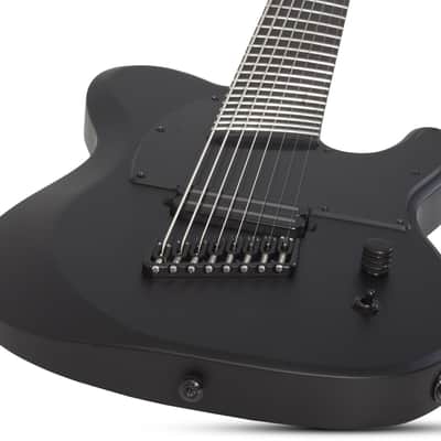 Schecter PT-8 MS Black Ops - Satin Black Open Pore (622) image 5