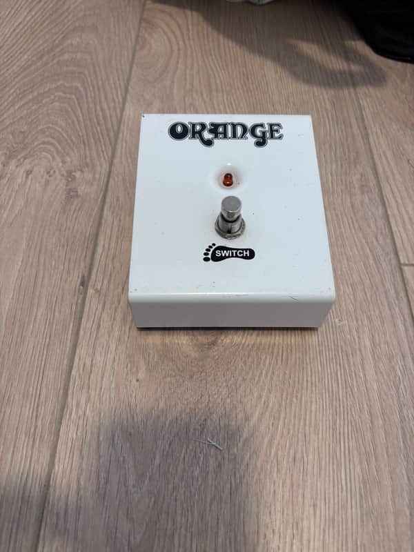 Orange FS-1 Single Button Amp Footswitch 2010s - White image 1