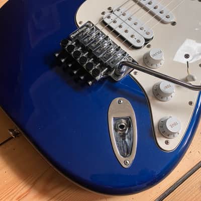 2005 Fender Stratocaster Floyd Rose Electric Guitar Mexico HSS 60th Anniversary image 2