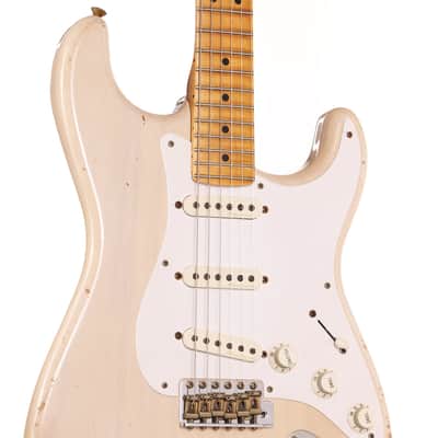 Fender Custom Shop Eric Clapton Stratocaster Journeyman Relic Masterbuilt Todd Krause Aged White Blonde image 5