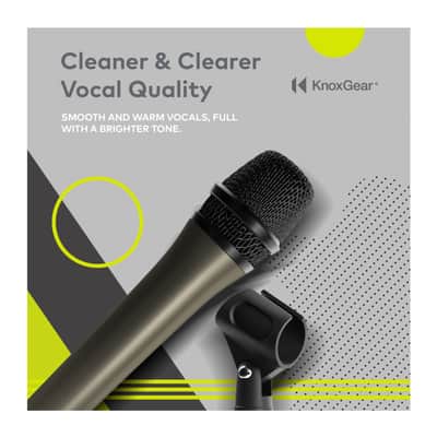 Knox Gear HDM-100 Uni-Directional Dynamic Cardioid Microphone (Clip Included) image 21