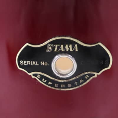 Tama Superstar 10x13" Rack Tom Drum Maroon image 2