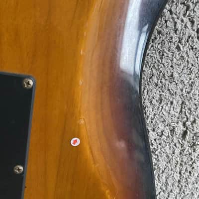 J&D Sunburst HSS Electric Guitar, Solid Basswood Body, Maple Neck, 22 Frets Fingerboard image 10