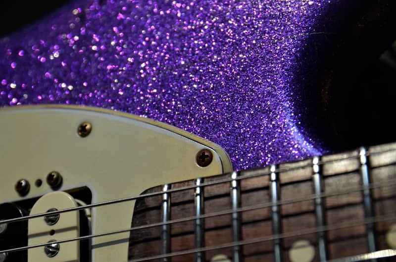 Fender Mustang American Relic Custom 2013 Purple Sparkle HH | Reverb