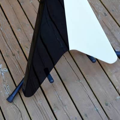 ESP/Edwards Flying V M. Shenker Model 2006 (black and white) image 9