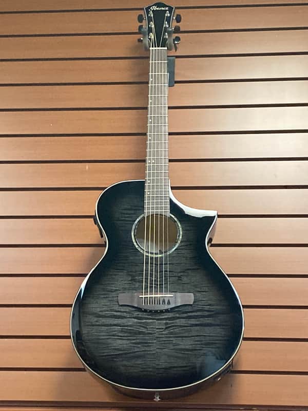 Ibanez AEWC400 Acoustic/Electric in Transparent Black Sunburst image 1