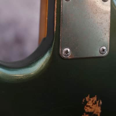 Byzantine J Bass 2026 - Nitro lacquer Sherwood green relic image 21