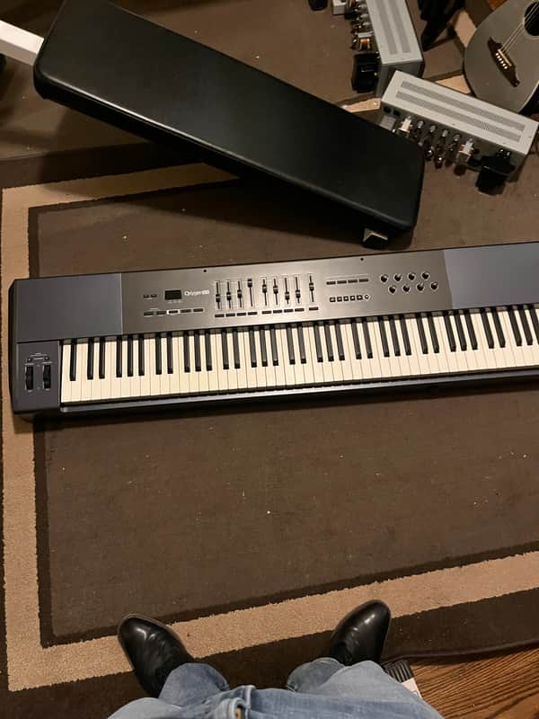 M-Audio Oxygen 88 MKIII MIDI Controller Keyboard 2014 - 2016 - Blue image 1