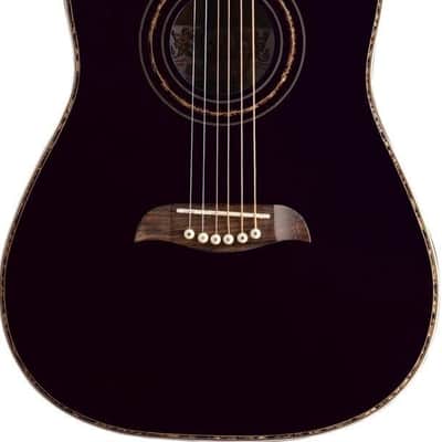Oscar Schmidt Model OG1BLH Black Left Handed 3/4 Size Acoustic Guitar NEW image 1