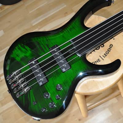 IBANEZ SDGB1 DMT Dark Moss Burst / 5-String Fretless / Steve Di Giorgio (Testament) Signature / SDGB1-DMT / I251007938 image 1