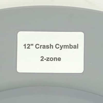 KAT Percussion KT2EP2 12" Dual-Zone Cymbal Pad – Grey – w/ TRS Cable image 5