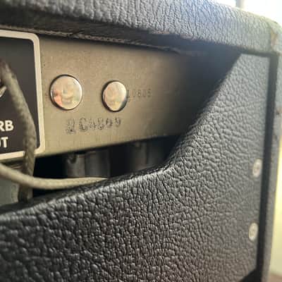 Vintage 1965 Fender USA Deluxe Reverb '60s Blackface Combo Tube Electric Guitar Amp 1960s image 22