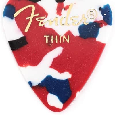Fender 351 Shape Premium Picks Thin Abalone/Confetti