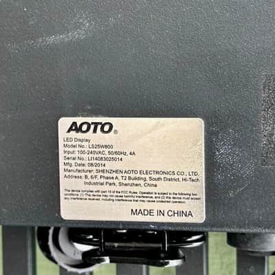 Aoto LS25W80E Led Display W/Case #1778 (LOT OF 60) THS image 17