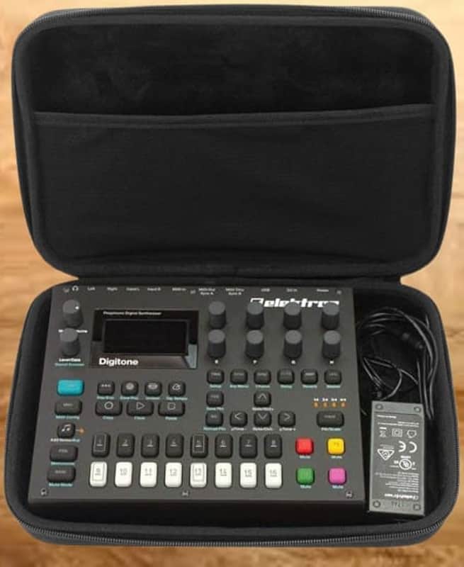 Digitakt/Syntakt/Digitone Case - Custom-Fitted Compact PULSE Hard Case for Travel