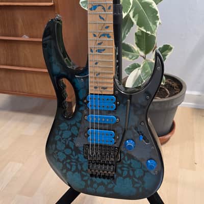 Ibanez JEM77 BFP 1991 FIRST YEAR Blue Floral Pattern JEM 77 Steve Vai Signature Pro Artist Super Strat RARE Guitar MIJ Japan Pre-JEM77P image 8