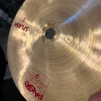 Paiste 8" 2002 Splash Cymbal 1980 - Present - Traditional image 5