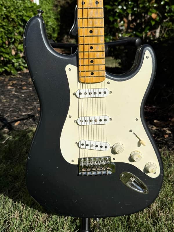 MJT Stratocaster Custom Relic Stratocaster-Style Guitar with Fred Stuart and Ron Ellis Pickups - MJT Swamp Ash Body, AllParts Neck image 1
