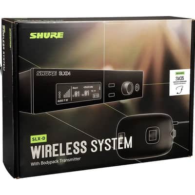 SHURE SLXD14+SM35-G57 Rackmount Digital Wireless Headset Networking System image 10