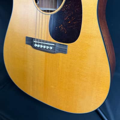 Martin D-10E Retro Dreadnought Acoustic-Electric Guitar Vintage Natural w/ Soft Case (430) image 8