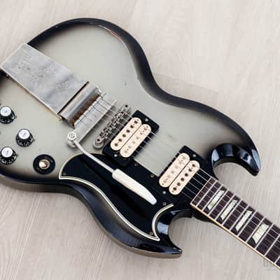 2025 Gibson Custom Shop 1961 Les Paul SG Standard CME Spec Murphy Lab Heavy Aged Silverburst w/ Case, Tags, CoA image 9