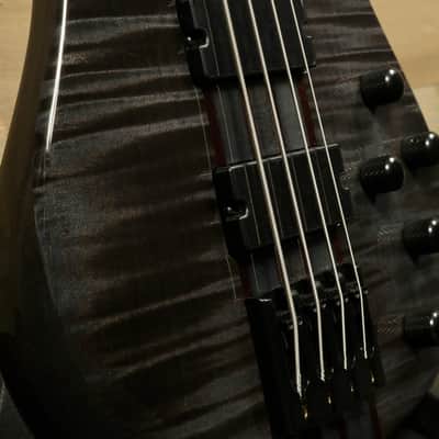 Peavey Cirrus 4 Flame Maple Transparent Black image 7