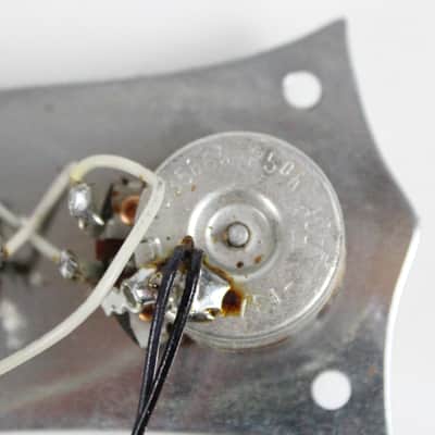 1976 Vintage Fender Mustang Control Plate ~All Original~ CLEAN USA 1970s image 5