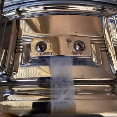 Rogers 7-line Snare Dynasonic 1960s - chrome image 4