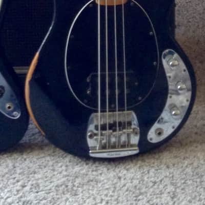 Musicman Stingray Bass 4 string 1987 Black....fantastic Flea Tone image 8