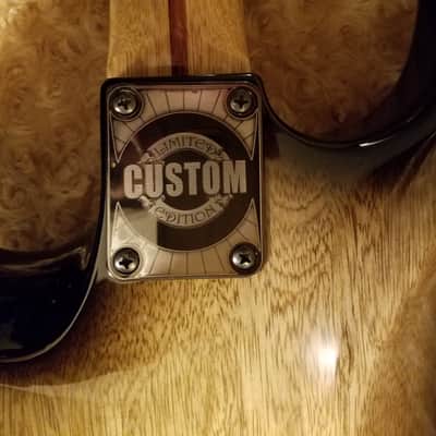 Warmoth Super Strat 2013 Black Korina image 9