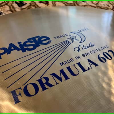 Paiste Vault Release 0115: Formula 602 Blue Label 20" Heavy FlatRide Flat Ride COLLECTOR GRADE HOLY GRAIL GEM! image 12