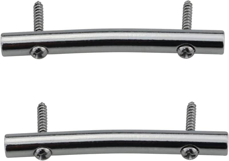 2PCS Guitar String Retainer Bar String Tension Bars Headstock String Trees Guitar String Retainer Bar for Floyd Rose Guitar, Silver image 1