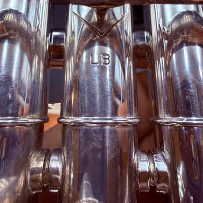 GETZEN ETERNA LB PROFESSIONAL Bb TRUMPET – SILVER PLATE – LARGE BORE – MADE IN USA – SERIAL P10363 image 6