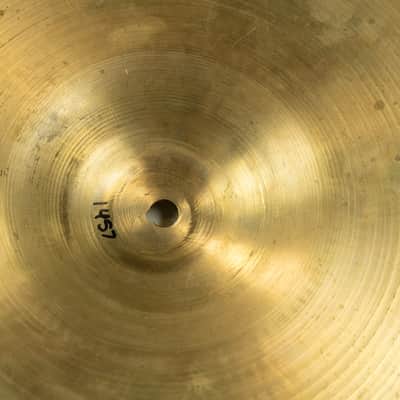 1960s Zildjian A 18" Sizzle Crash Cymbal 1457g image 4